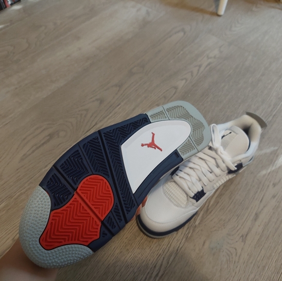 Jordan 4 Midnight Navy Size 10 Deadstock - Picture 6 of 7